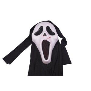Scream Ghost Face Mask Spirit Halloween Hood w/ Strap Custom Paint